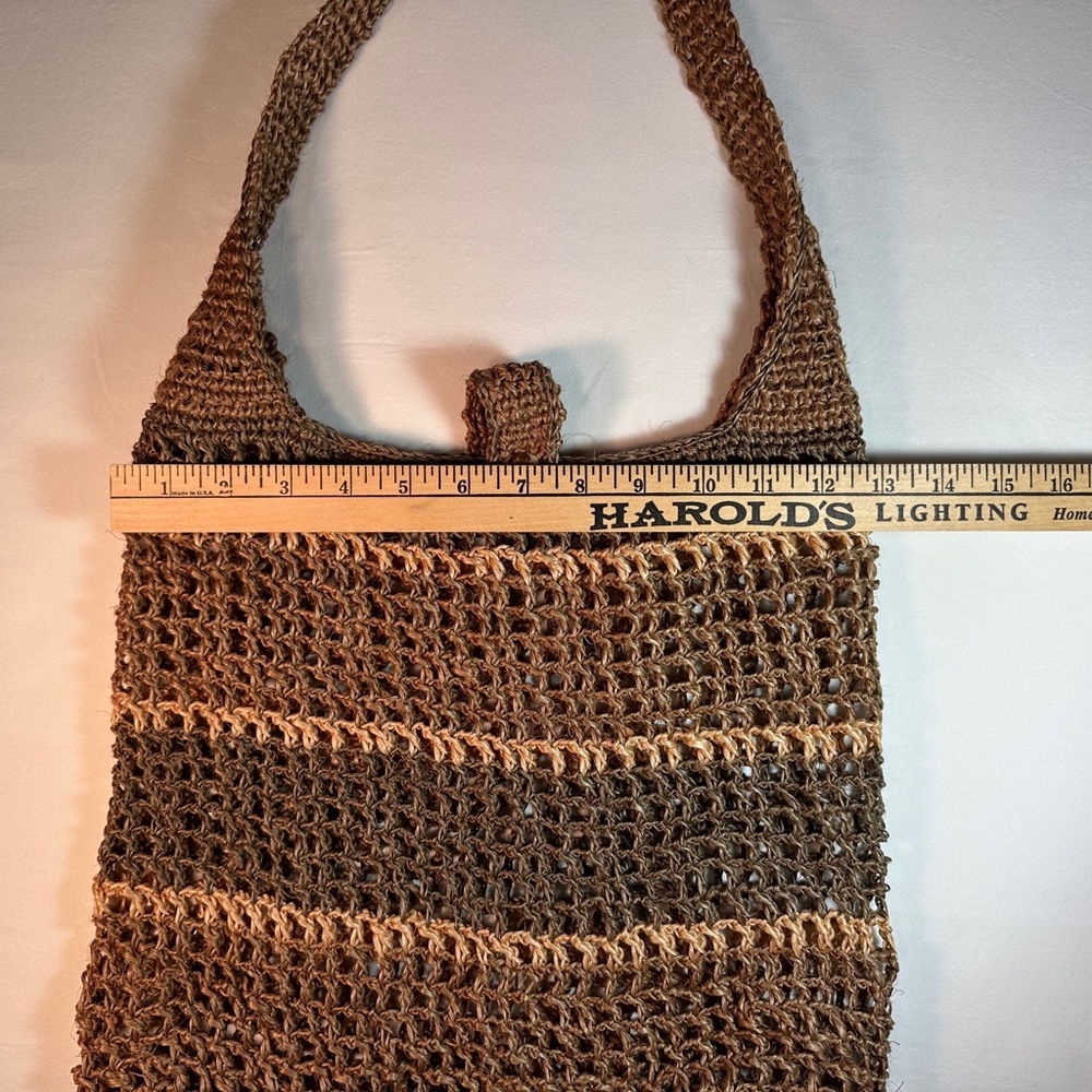 Jute Crochet Net Market Beach Bag - Picture 7 of 9